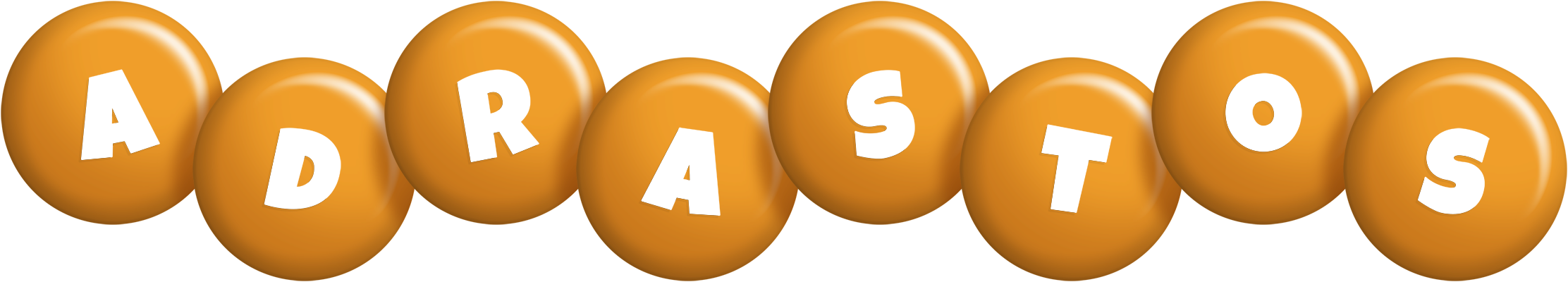 Adrastos candy-orange logo