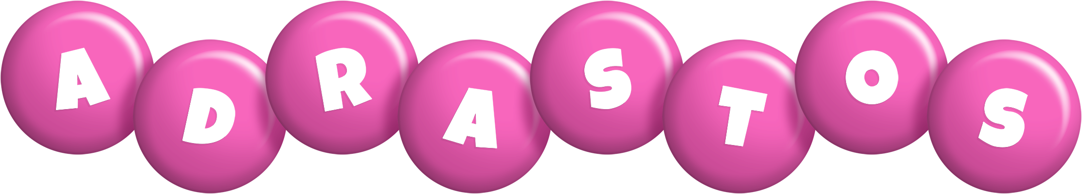 Adrastos candy-pink logo