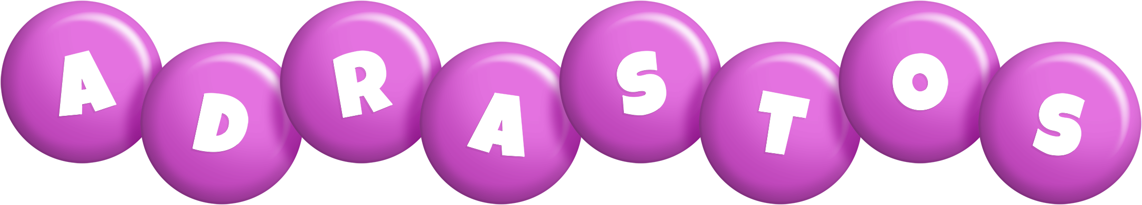 Adrastos candy-purple logo
