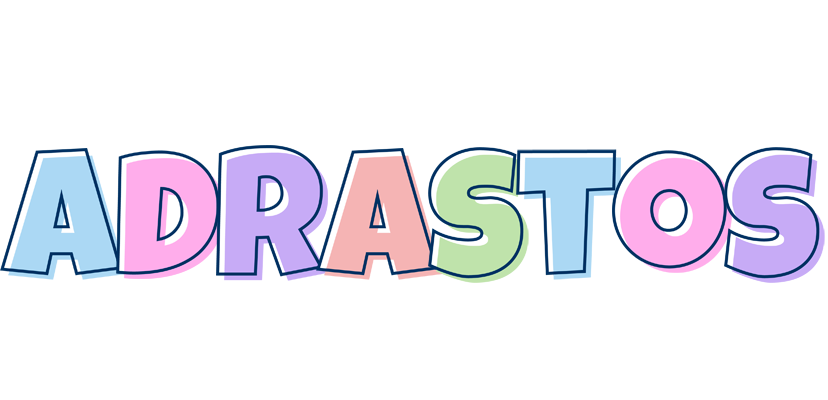 Adrastos pastel logo