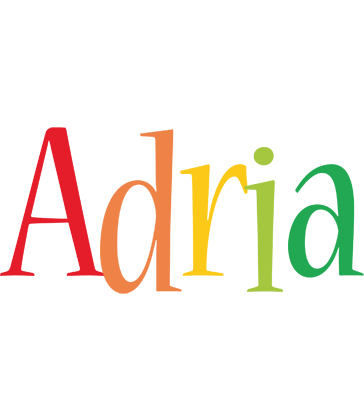 Adria birthday logo