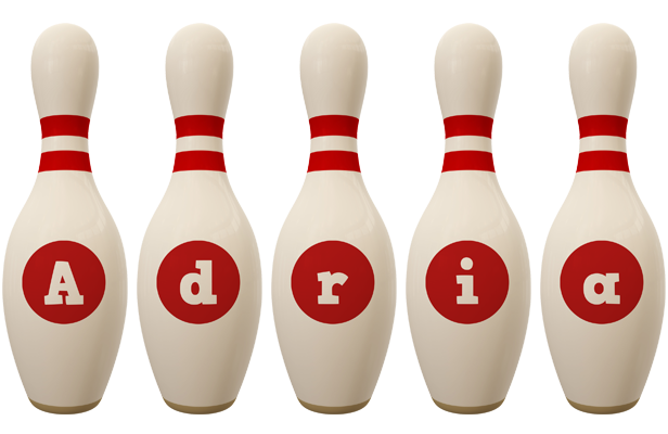 Adria bowling-pin logo
