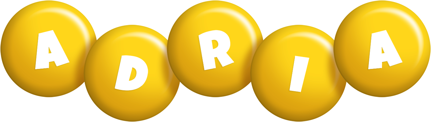 Adria candy-yellow logo
