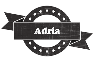 Adria grunge logo