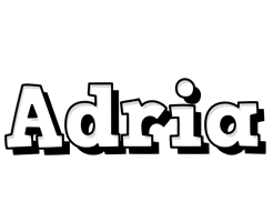 Adria snowing logo