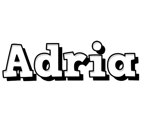 Adria snowing logo
