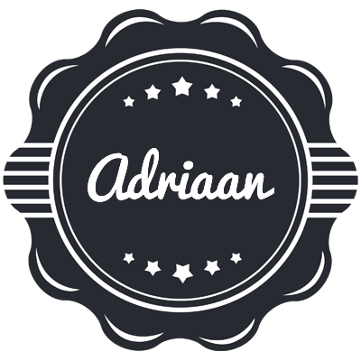 Adriaan badge logo