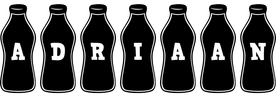 Adriaan bottle logo