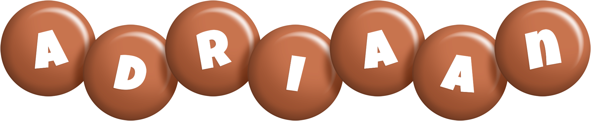 Adriaan candy-brown logo