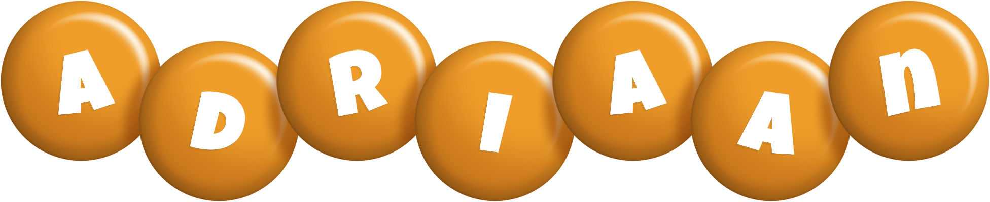 Adriaan candy-orange logo