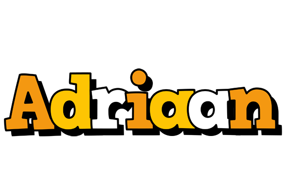 Adriaan cartoon logo