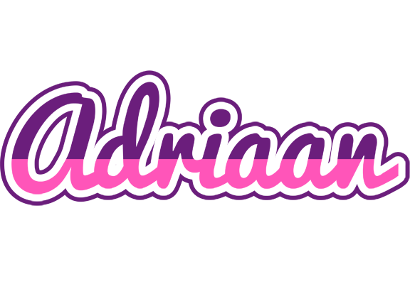 Adriaan cheerful logo