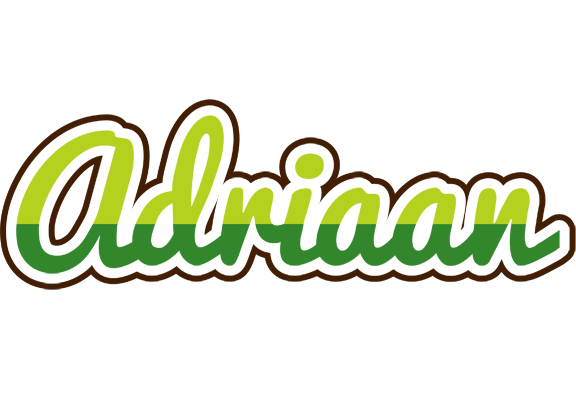 Adriaan golfing logo