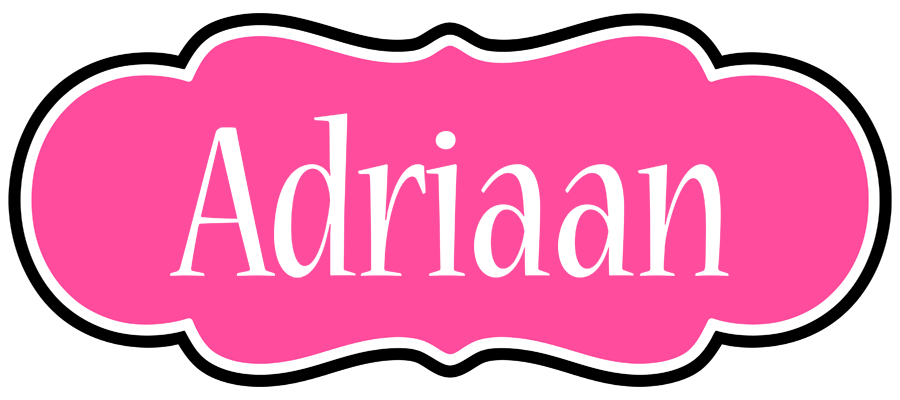 Adriaan invitation logo