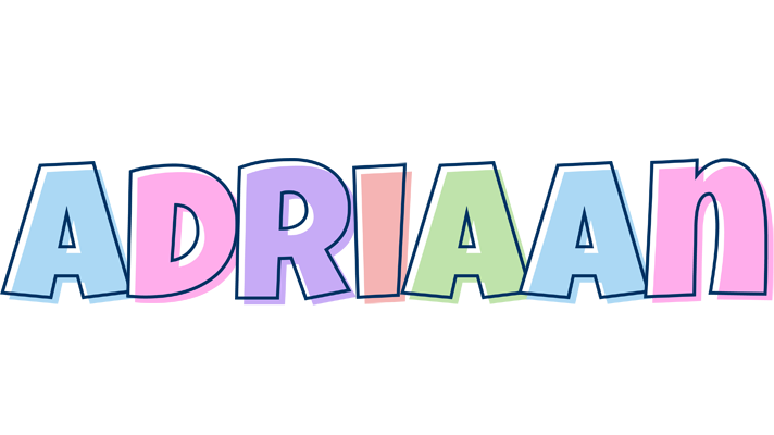 Adriaan pastel logo