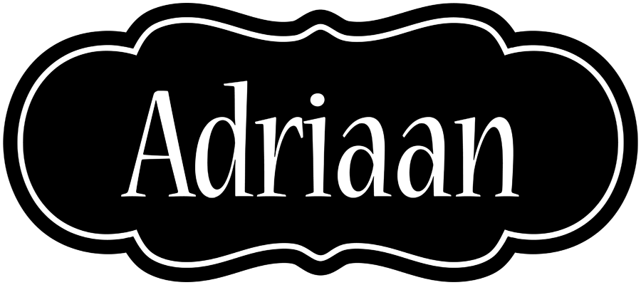 Adriaan welcome logo