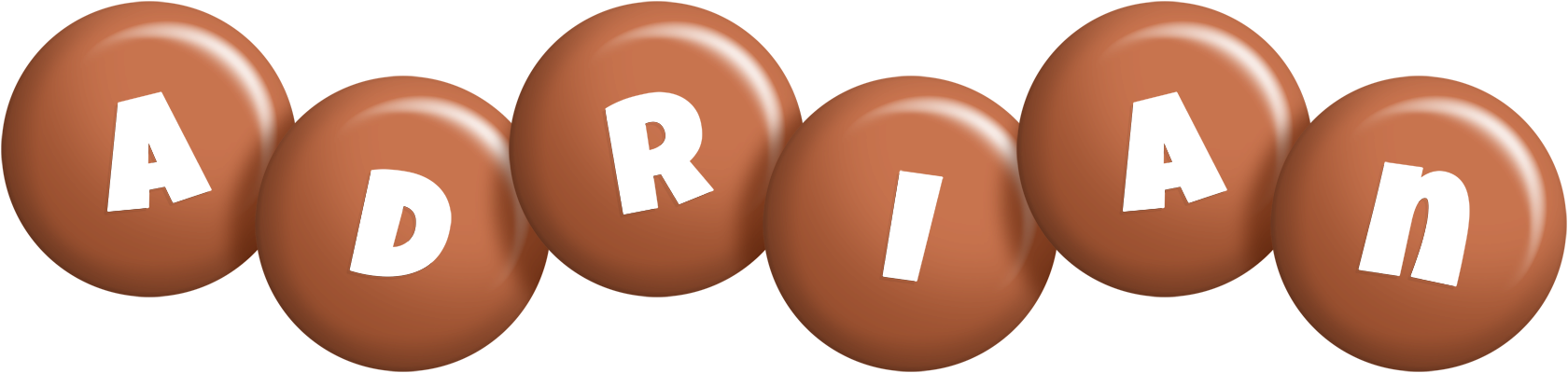 Adrian candy-brown logo
