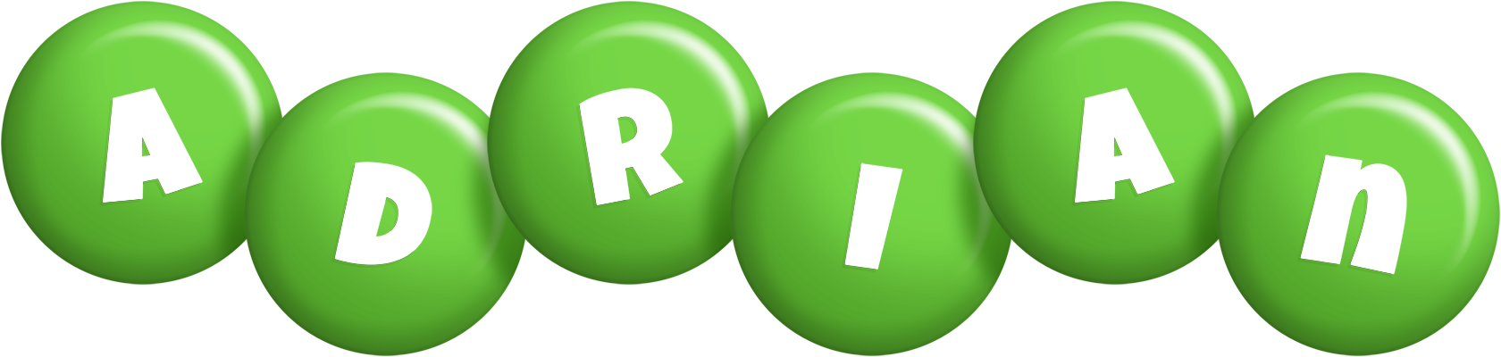 Adrian candy-green logo