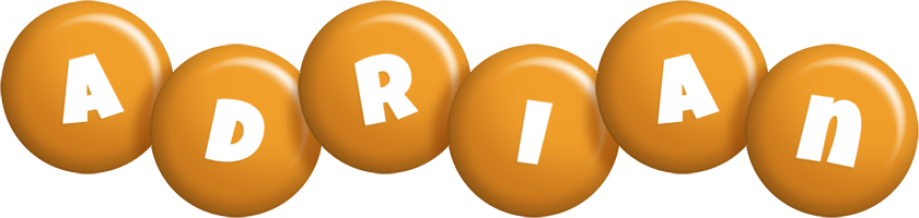 Adrian candy-orange logo