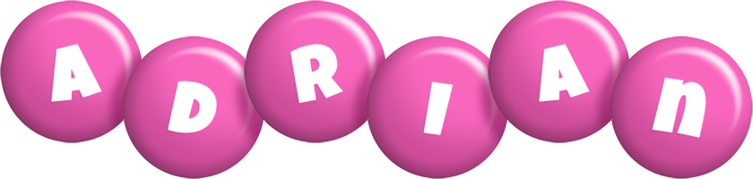 Adrian candy-pink logo
