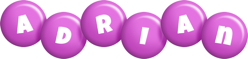 Adrian candy-purple logo