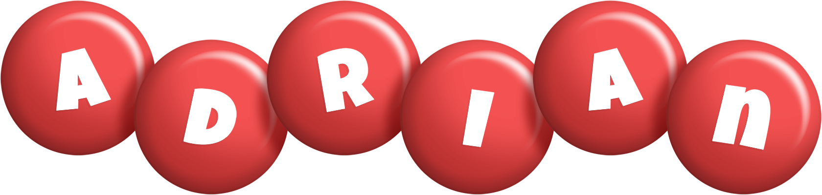 Adrian candy-red logo