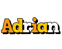 Adrian cartoon logo