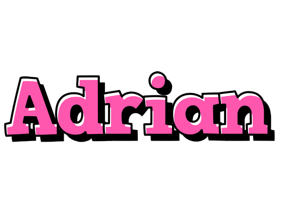 Adrian girlish logo