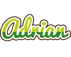 Adrian golfing logo