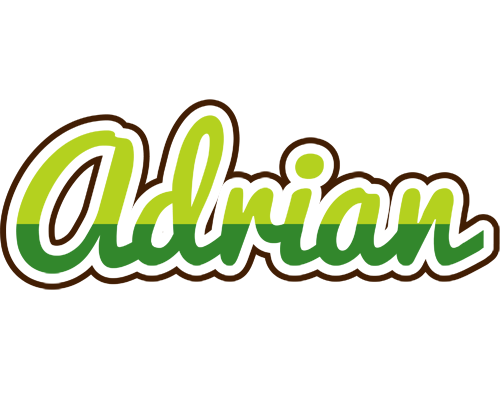 Adrian golfing logo