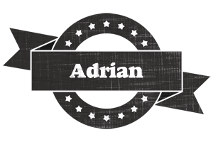 Adrian grunge logo