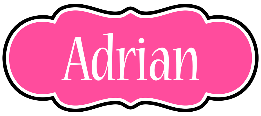 Adrian invitation logo