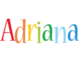 Adriana birthday logo