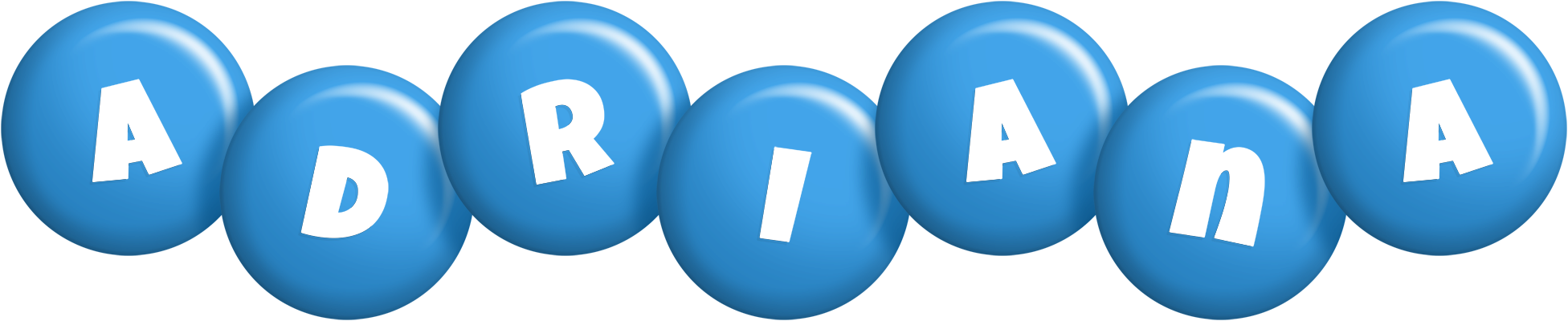 Adriana candy-blue logo