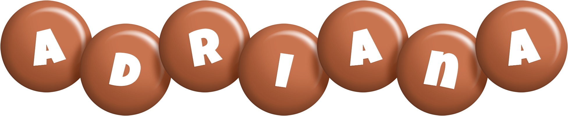 Adriana candy-brown logo