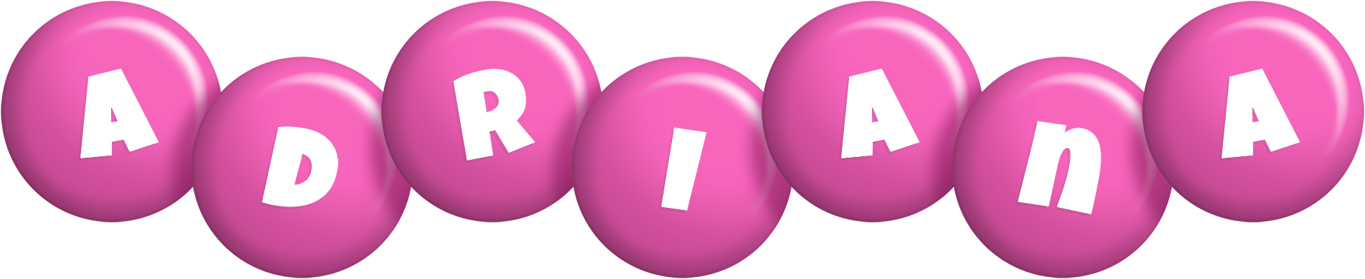Adriana candy-pink logo