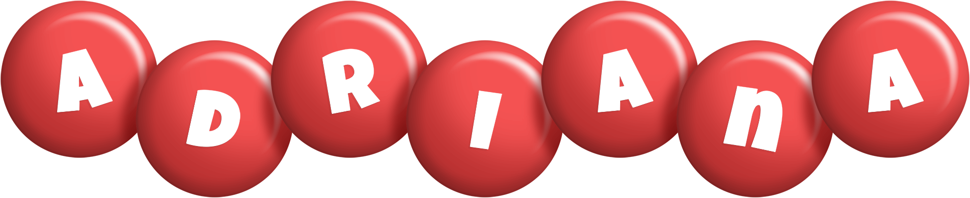 Adriana candy-red logo