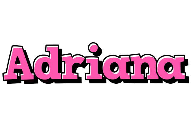 Adriana girlish logo