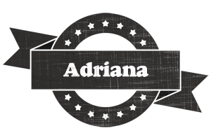 Adriana grunge logo