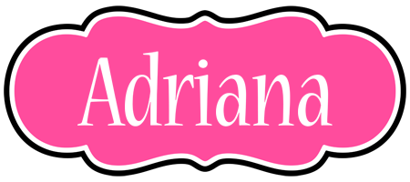 Adriana invitation logo