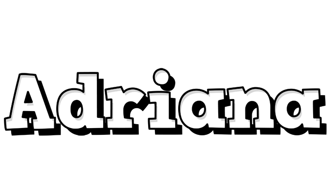 Adriana snowing logo