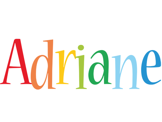 Adriane birthday logo