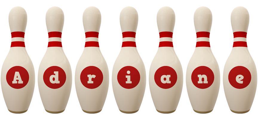 Adriane bowling-pin logo