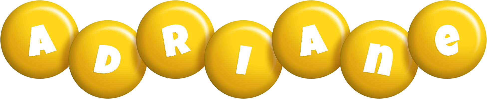 Adriane candy-yellow logo