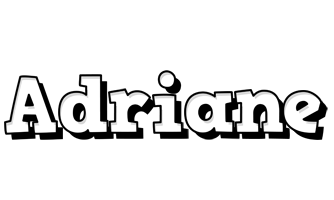 Adriane snowing logo