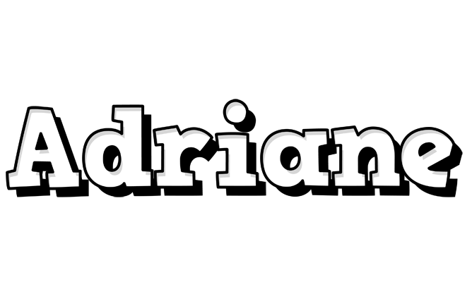 Adriane snowing logo