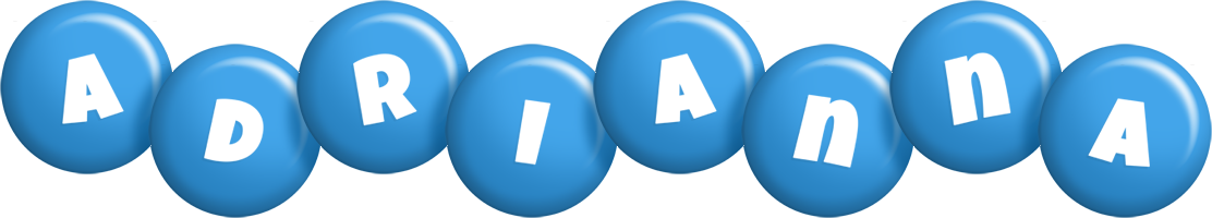 Adrianna candy-blue logo