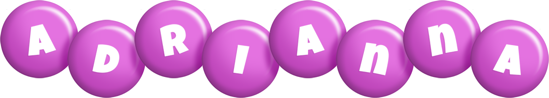 Adrianna candy-purple logo
