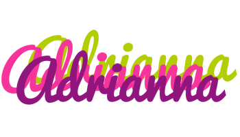 Adrianna flowers logo