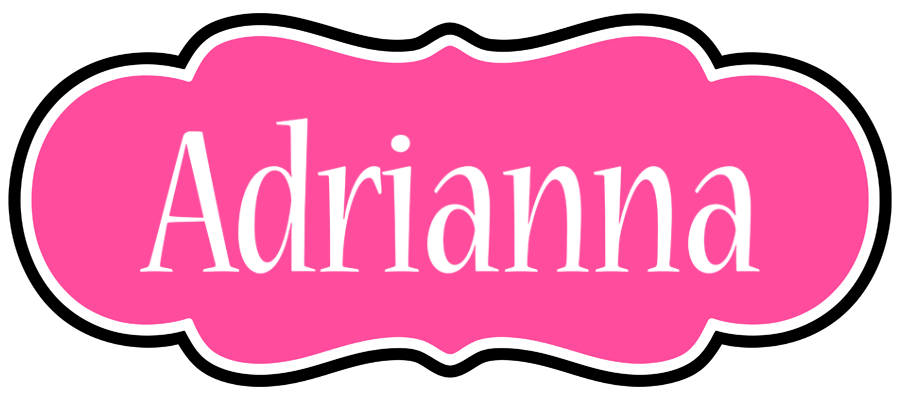 Adrianna invitation logo